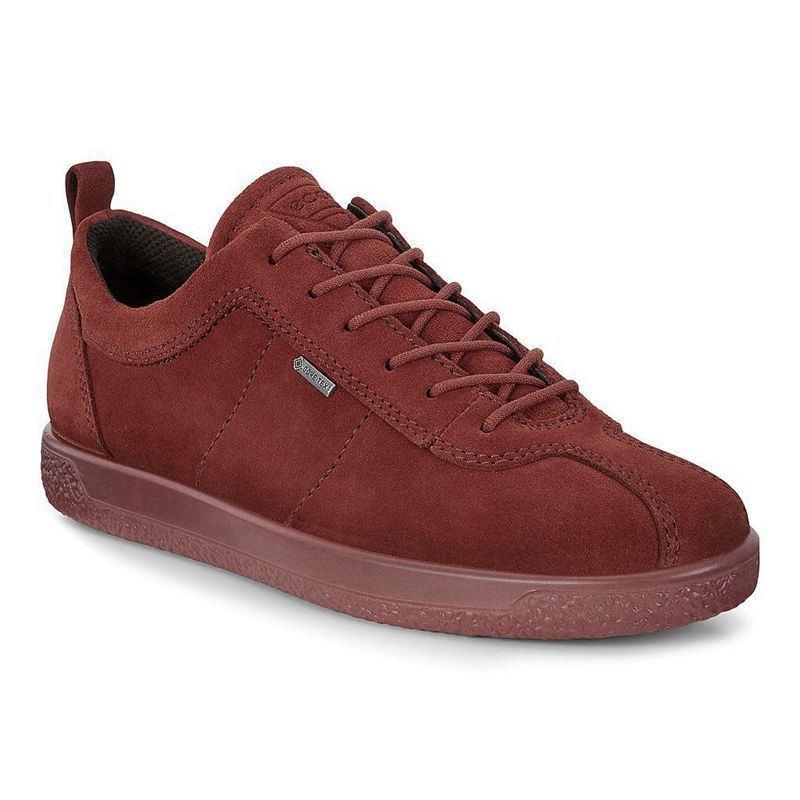 Women Ecco Soft 1 Ladies - Gore-Tex Red - India APZKVW549